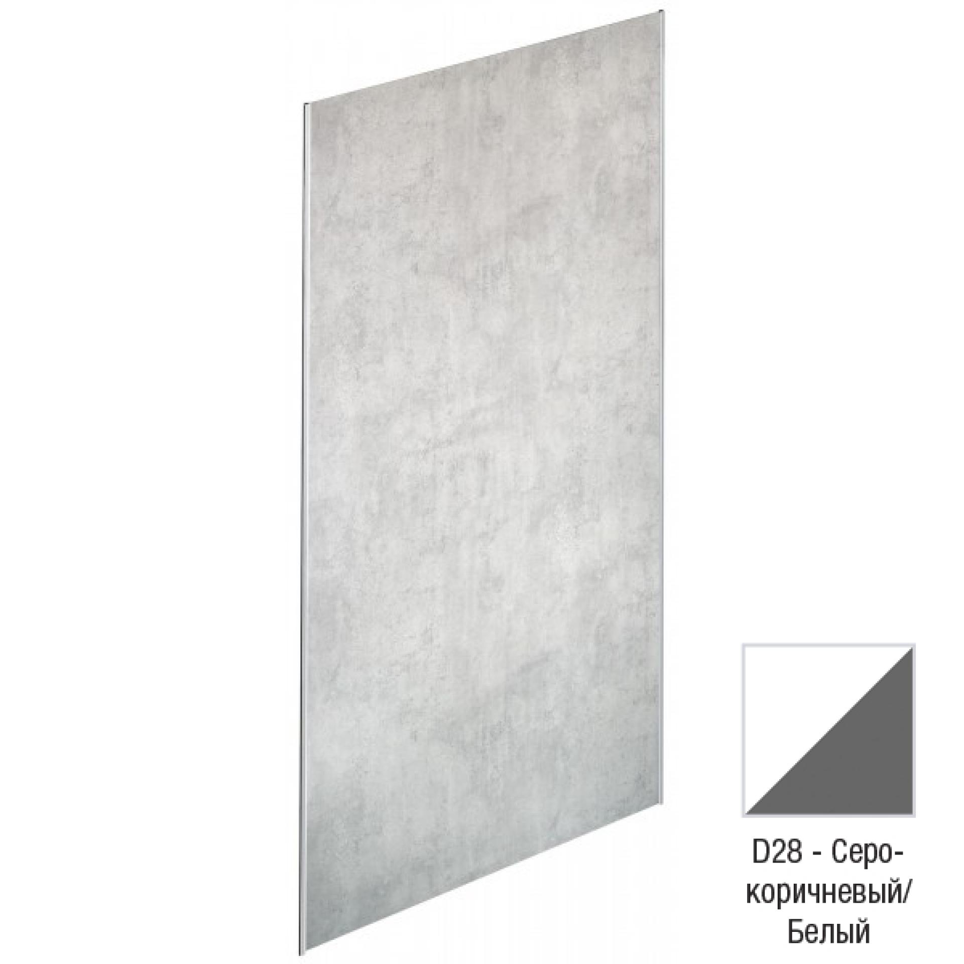 Декоративная панель для душевого пространства Jacob Delafon Panolux E63030-D28,  серо-коричневый/белый