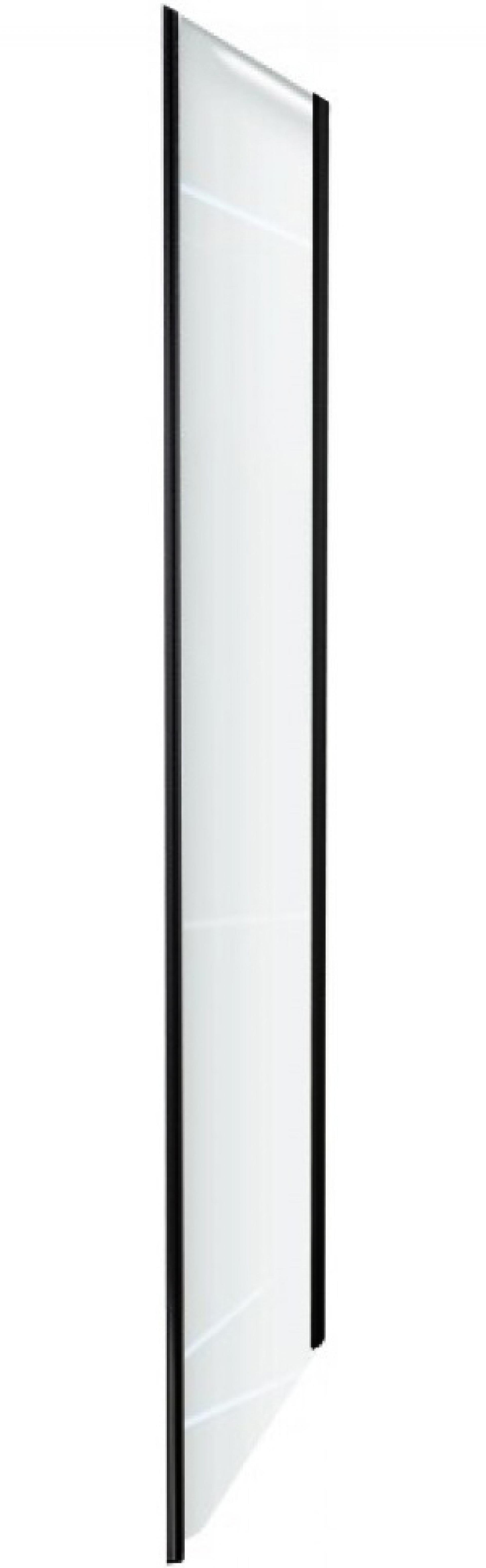 Боковая стенка Jacob Delafon Contra 80 E22FC80-BL, профиль черный, стекло прозрачное