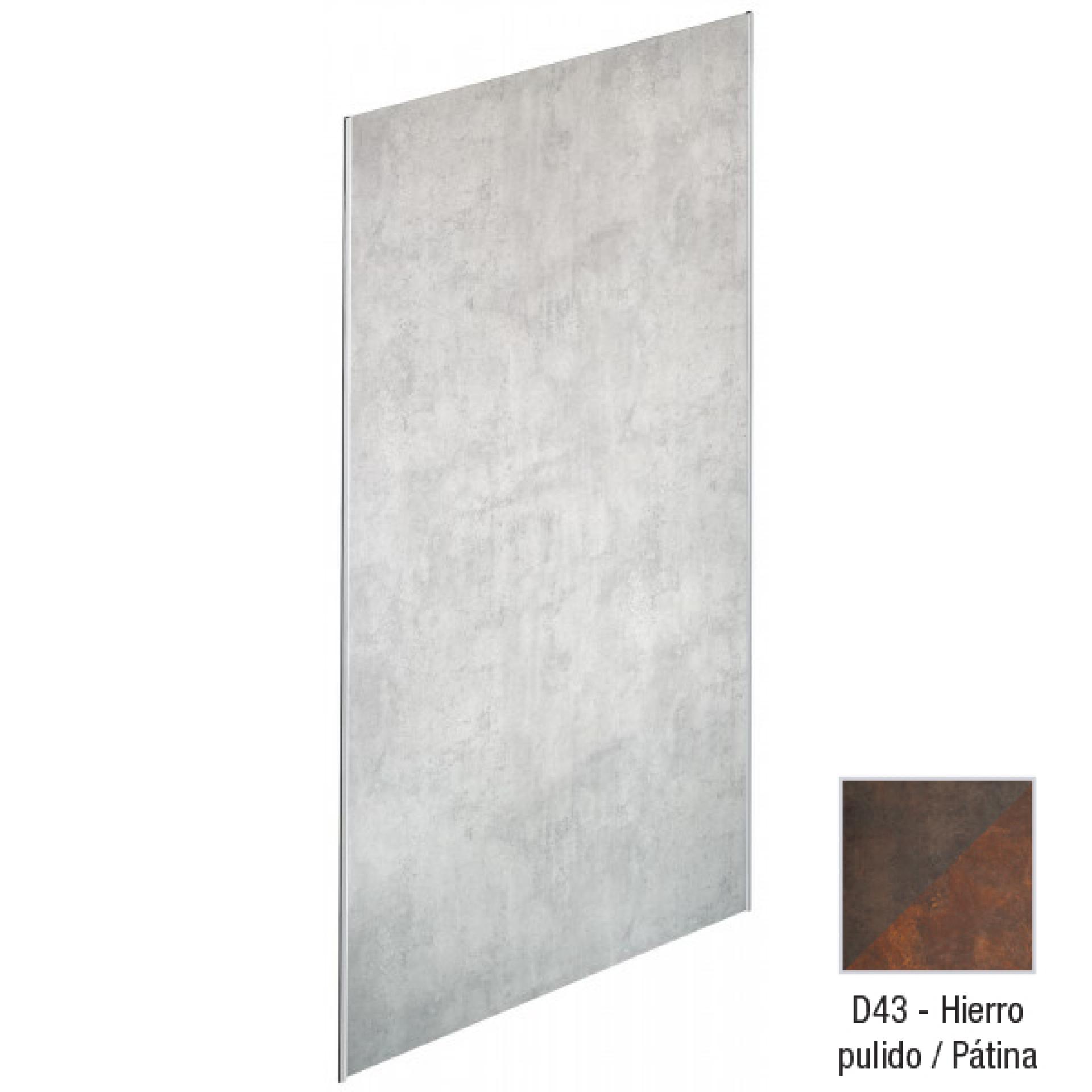 Декоративная панель для душевого пространства Jacob Delafon Panolux E63000-D43, железо/патина