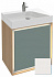 Комплект мебели 65 см Jacob Delafon Rythmik pure с раковиной EVO112-00, тумбой EB1770-M49, матовый белый