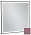 Зеркало с подсветкой 80 см Jacob Delafon Allure EB1435-S37, лакированная рама нежно-розовый сатин