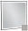 Зеркало с подсветкой 80 см Jacob Delafon Allure EB1435-S21, лакированная рама серый титан сатин