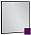 Зеркало 60 см Jacob Delafon Silhouette EB1423-S20, лакированная рама сливовый сатин