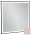 Зеркало с подсветкой 80 см Jacob Delafon Allure EB1435-S42, лакированная рама пыльная роза сатин