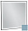 Зеркало с подсветкой 80 см Jacob Delafon Allure EB1435-S50, лакированная рама аквамарин сатин