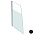 Шторка для ванны Jacob Delafon Serenity 90 E4933-BL, профиль черный, стекло прозрачное
