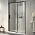 Душевая дверь Jacob Delafon Contra 170 E22C170-BL, профиль черный, стекло прозрачное