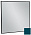 Зеркало 80 см Jacob Delafon Silhouette EB1425-S47, лакированная рама сине-зеленый сатин