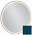 Зеркало с подсветкой 90 см Jacob Delafon Odeon Rive Gauche EB1290-S47, лакированная рама сине-зеленый сатин