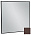 Зеркало 80 см Jacob Delafon Silhouette EB1425-F32, лакированная рама ледяной коричневый сатин