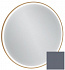 Зеркало с подсветкой 90 см Jacob Delafon Odeon Rive Gauche EB1290-S40, лакированная рама насыщенный серый сатин