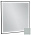Зеркало с подсветкой 80 см Jacob Delafon Allure EB1435-S51, лакированная рама миндальный сатин